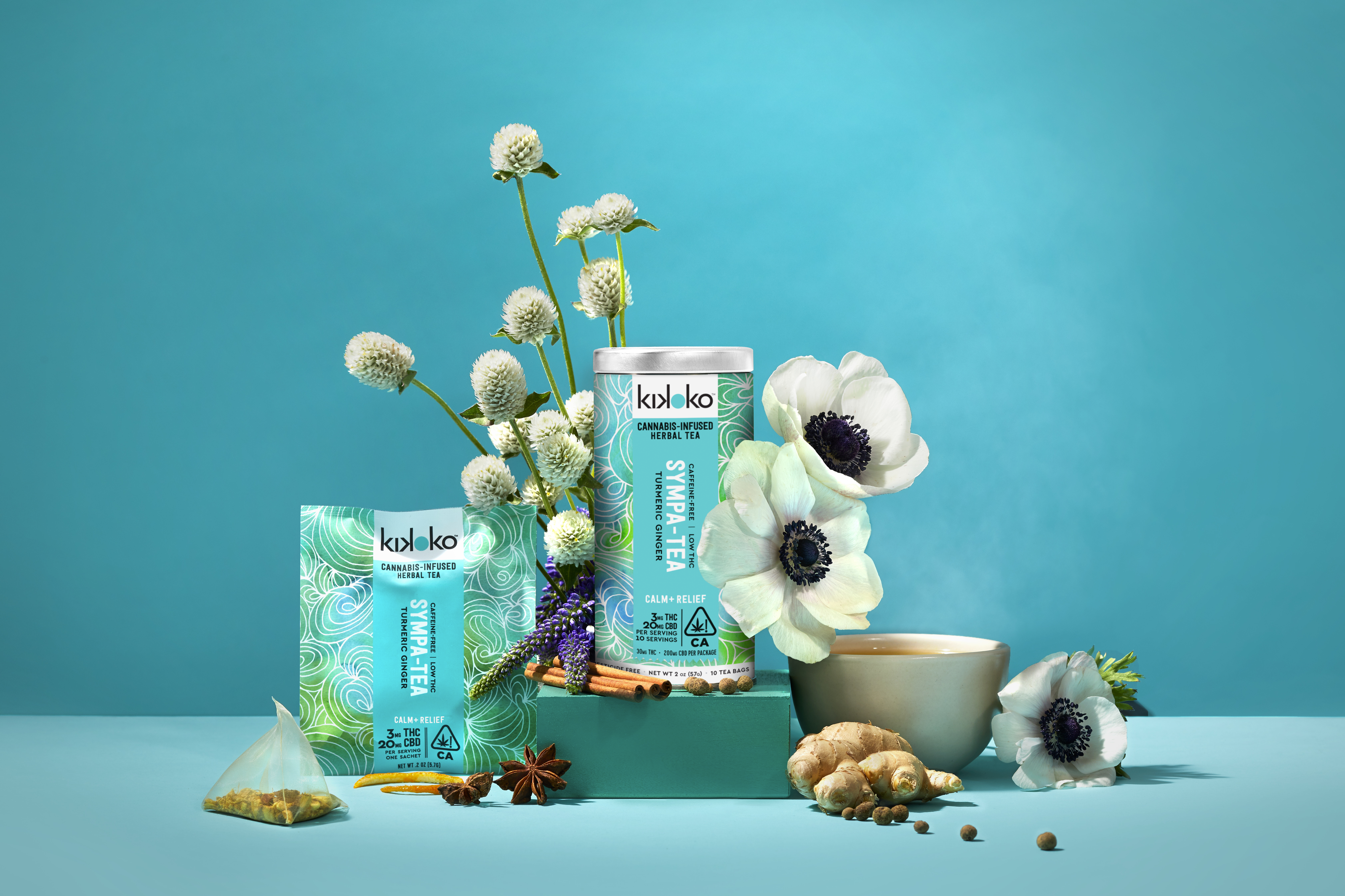 Kikoko Sympa-Tea, Calming Weed Tea, Relaxing Weed Tea