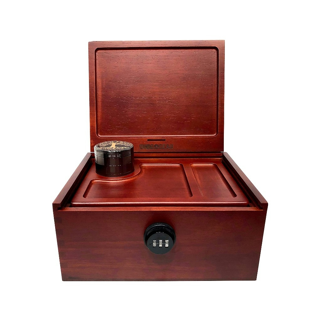 Locked Wooden Stash Box