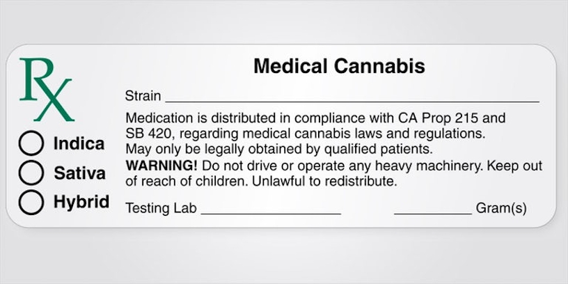 General cannabis label information
