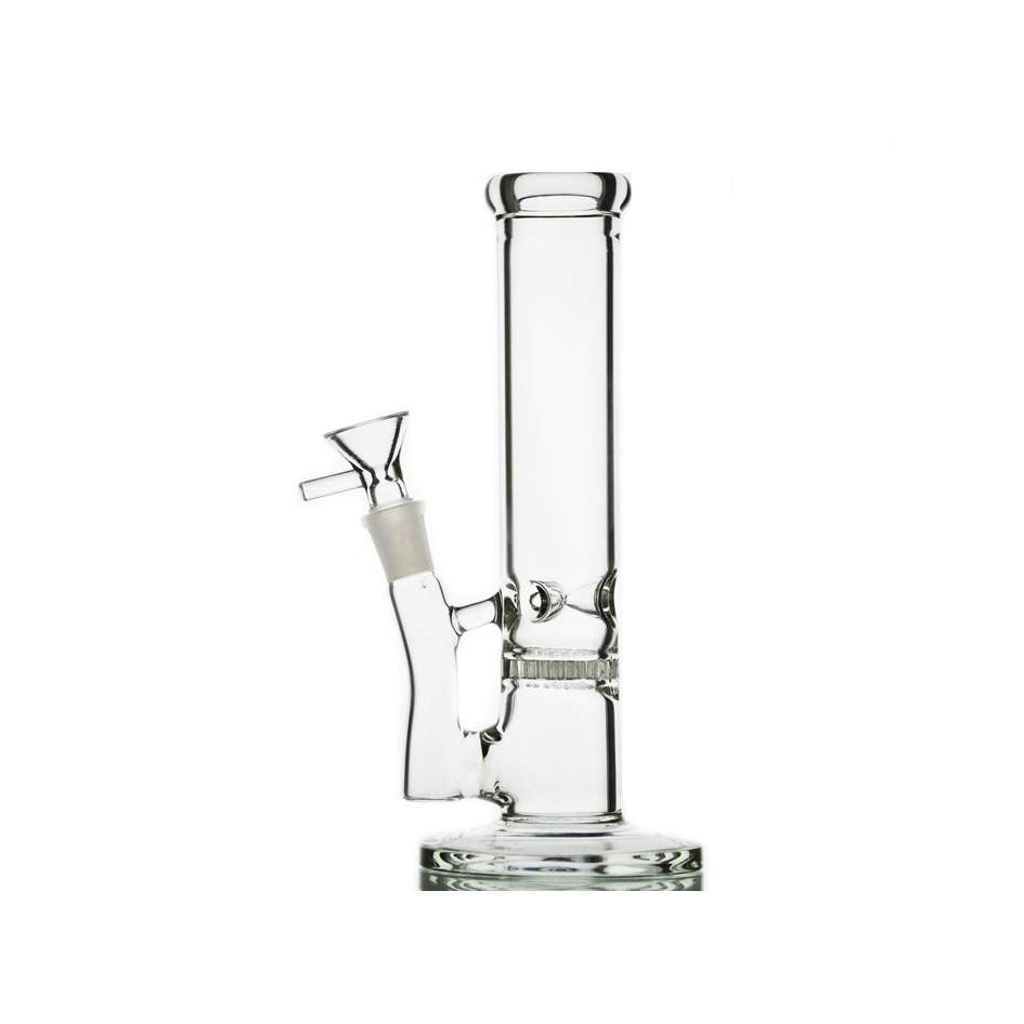 Single Honeycomb Straight Tube Bong