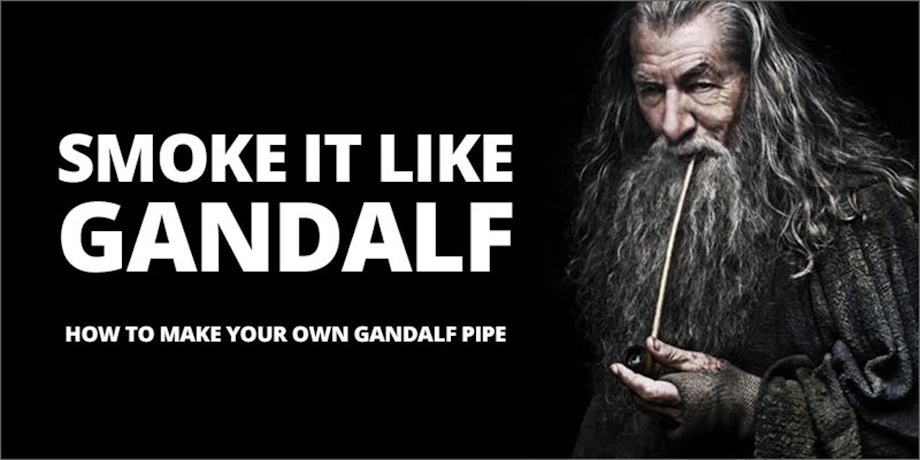 Make Your Own ‘Gandalf’ Wooden Pipe