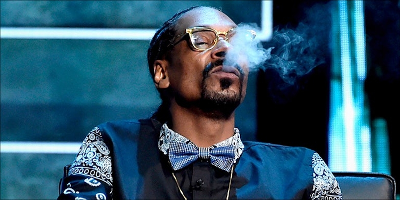 Rapper with a weed brand: 1. Snoop Dogg