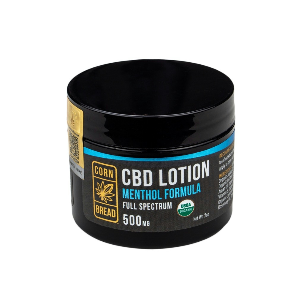 Cornbread Hemp CBD Lotion + Menthol | Herb