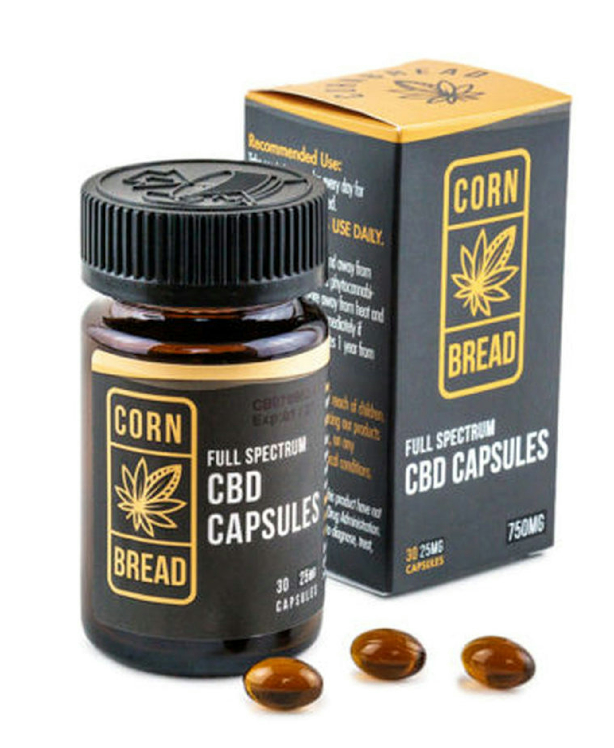Cornbread Hemp Full Spectrum CBD Capsules Herb