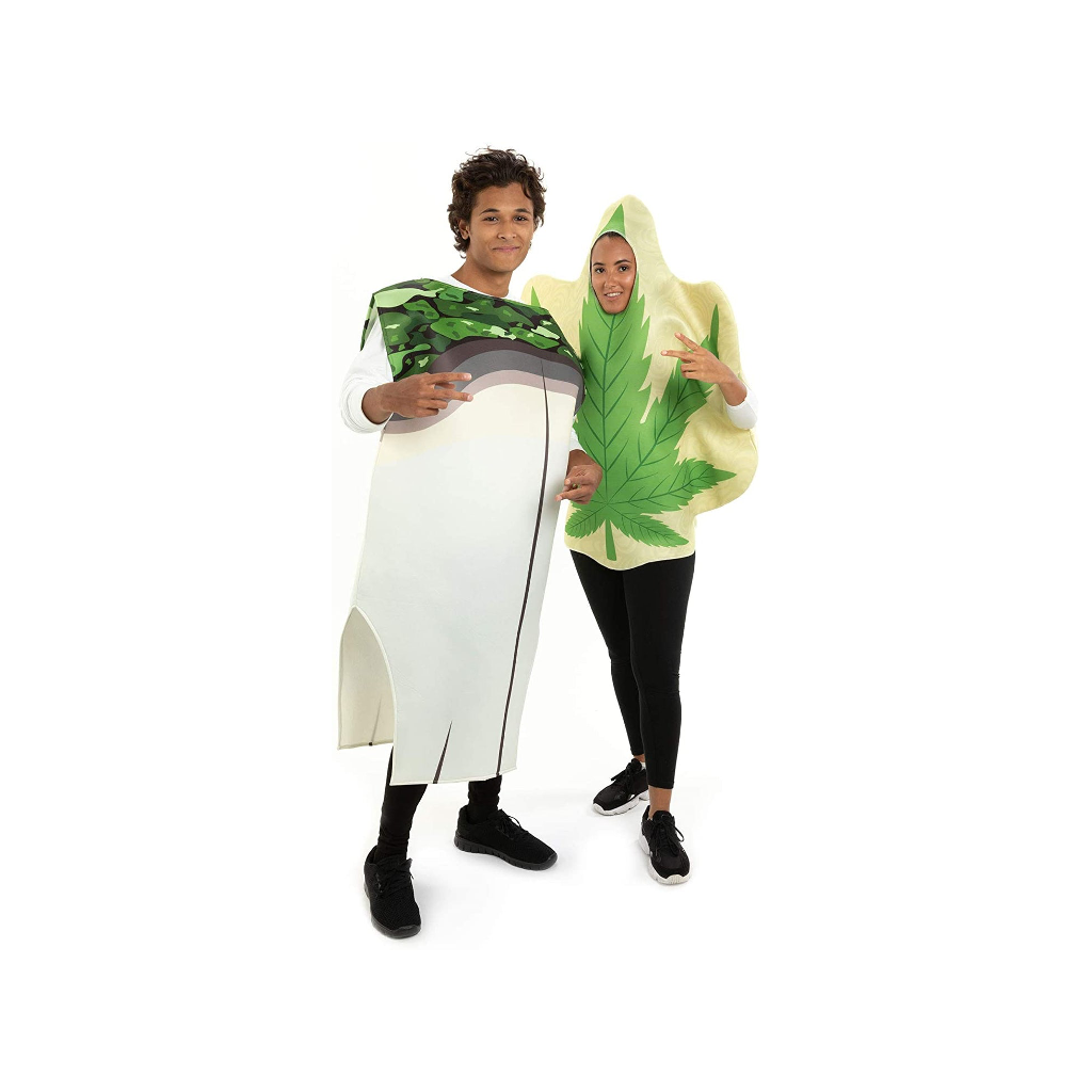 Cannabis Leaf And Rolling Papers Costume