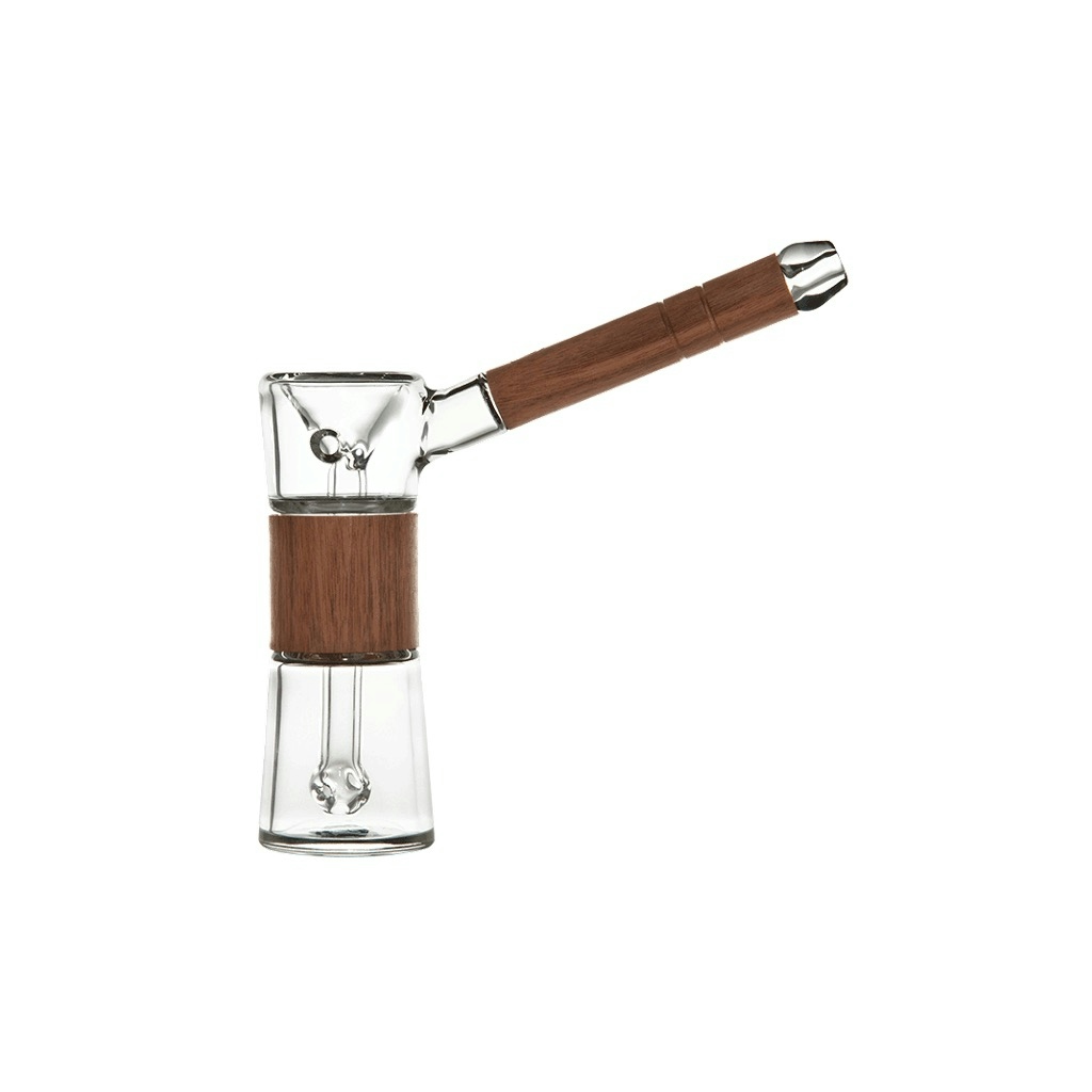 Glass & Walnut Bubbler