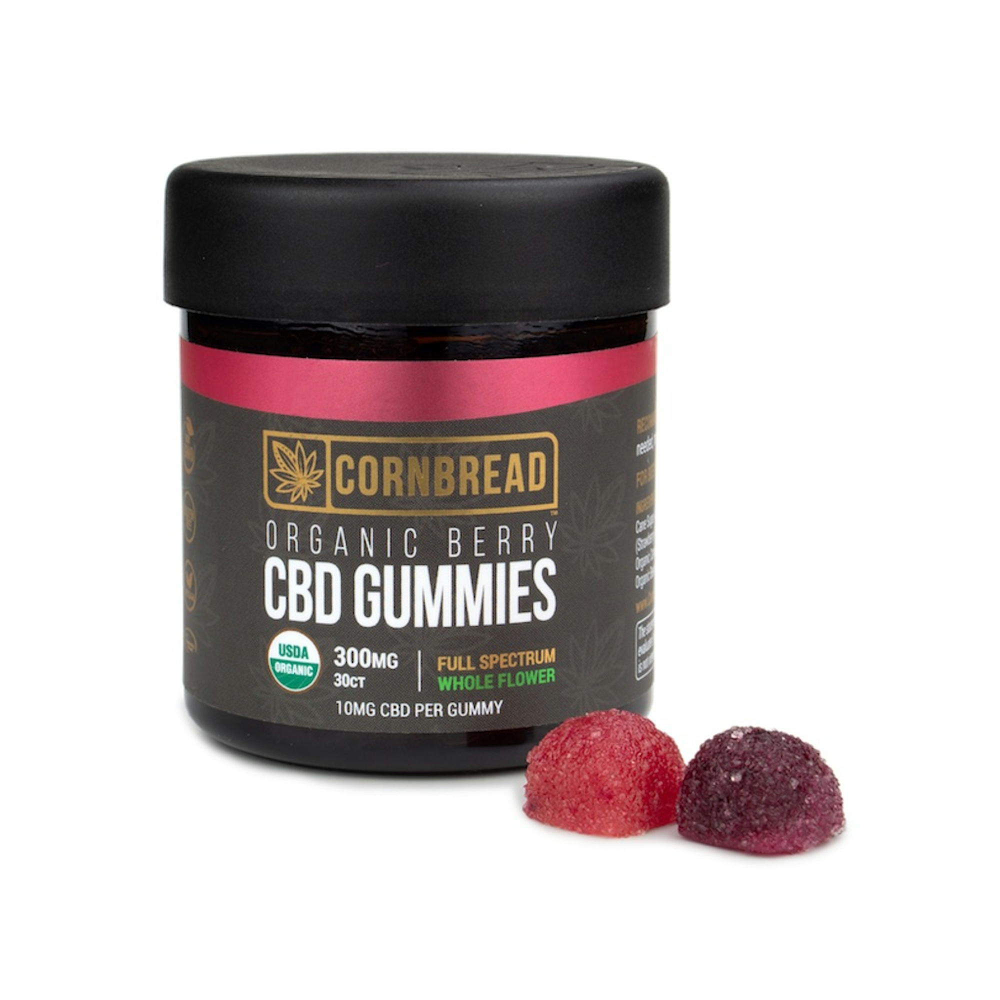 Cornbread Hemp Organic Berry CBD Gummies | Herb