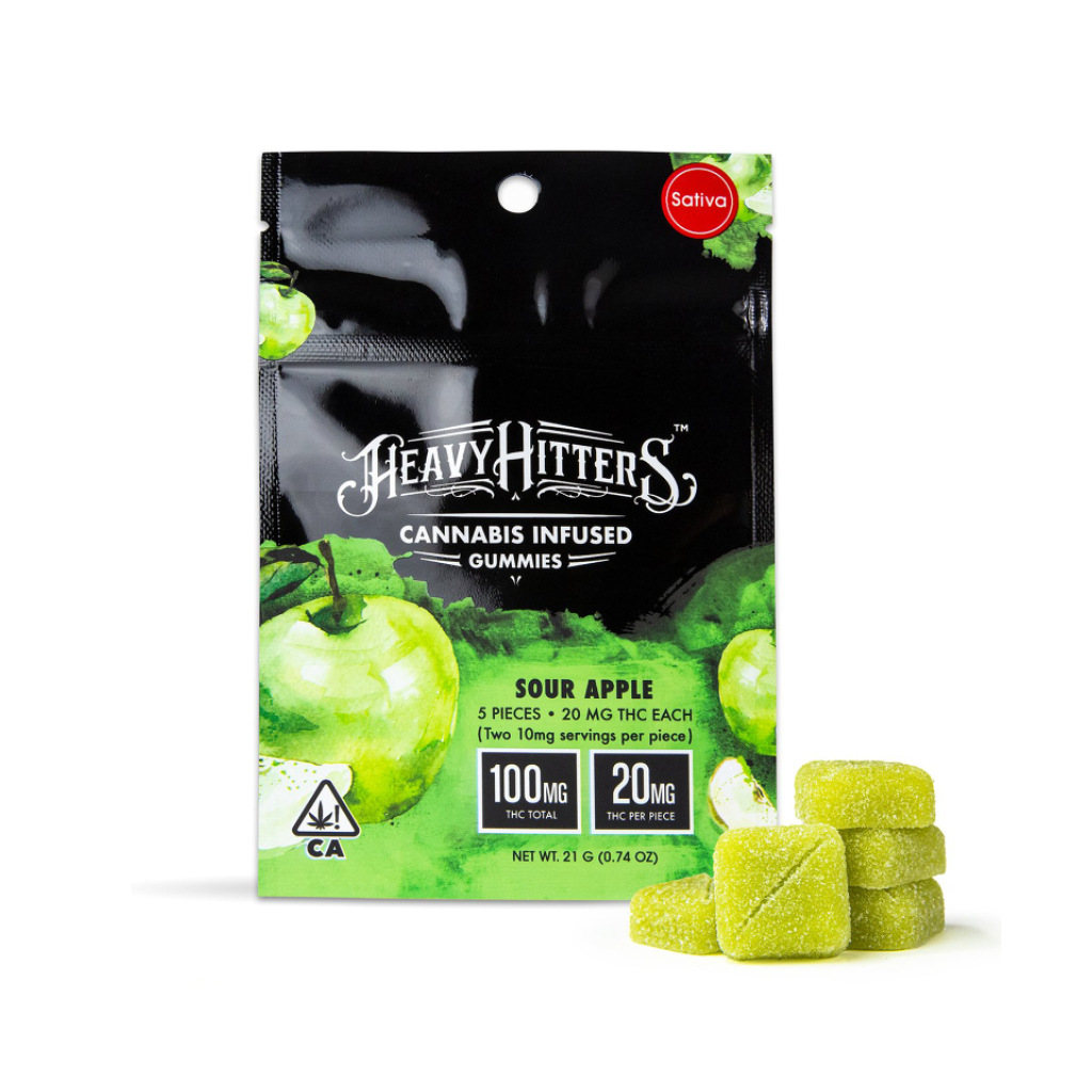 Ultra Potent Sour Apple Gummies