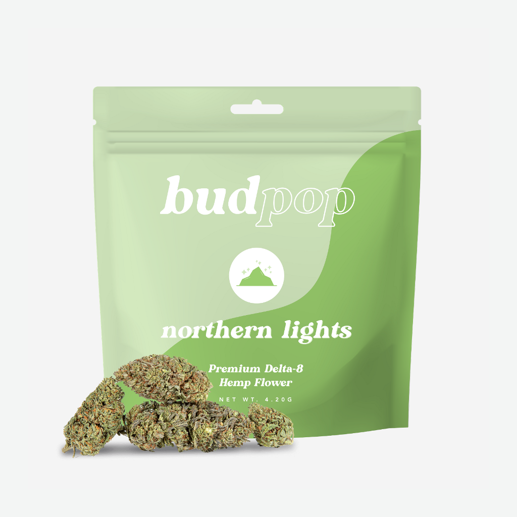 BudPop Northern Lights Delta 8 Flower