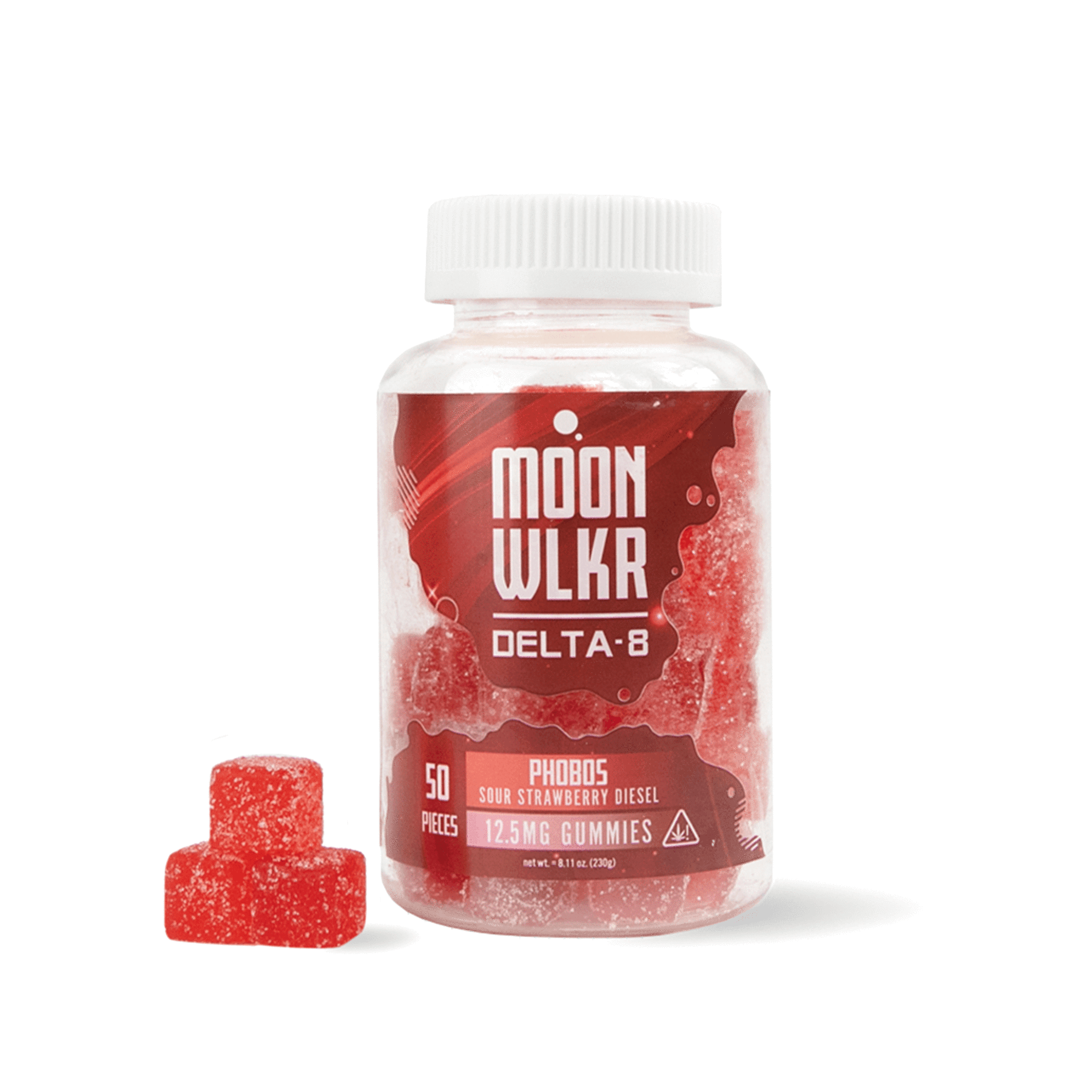 Sour Strawberry Diesel Delta 8 Gummies