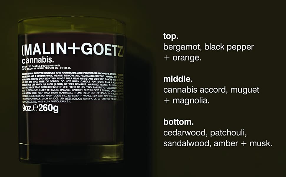 Review: (MALIN+GOETZ) – The Cannabis Candle