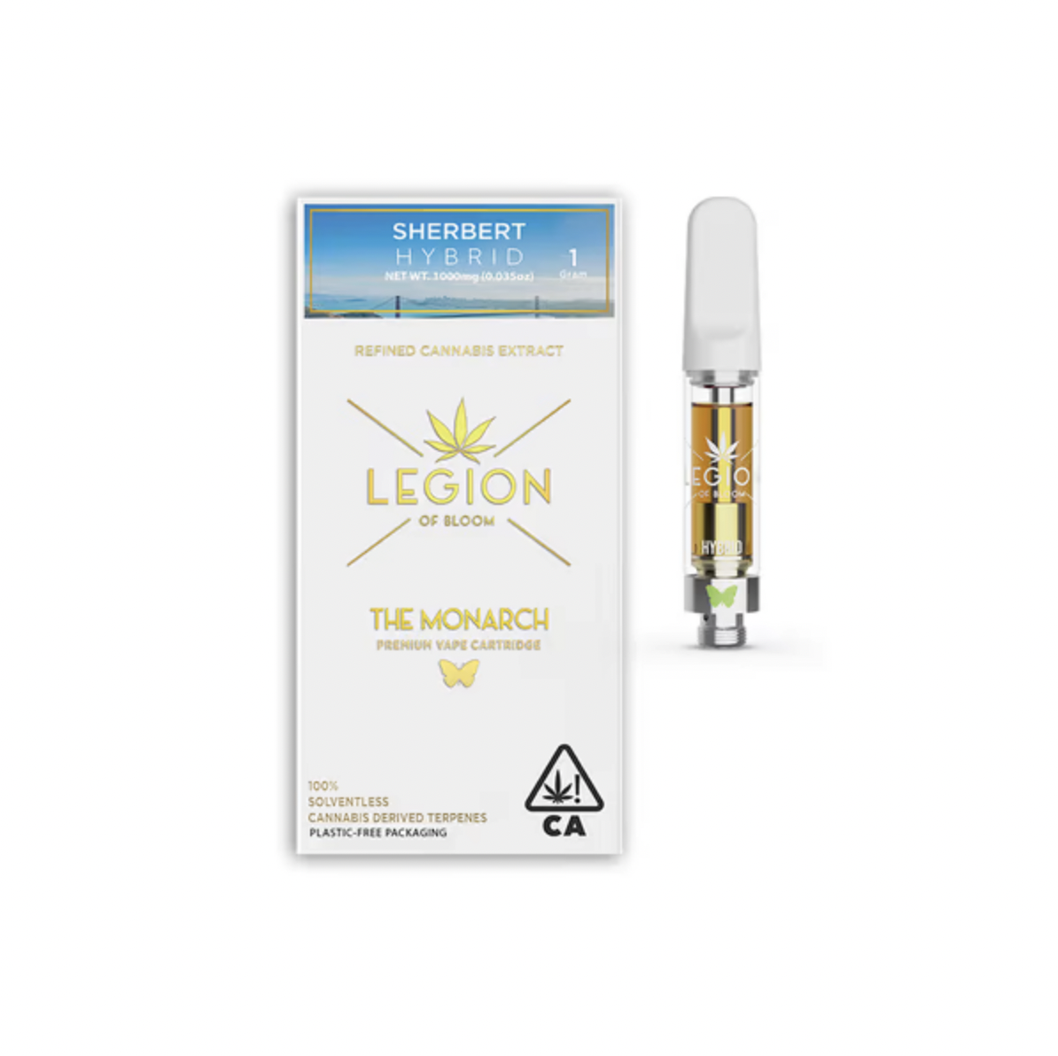 Sherbet Monarch Vape Cartridge