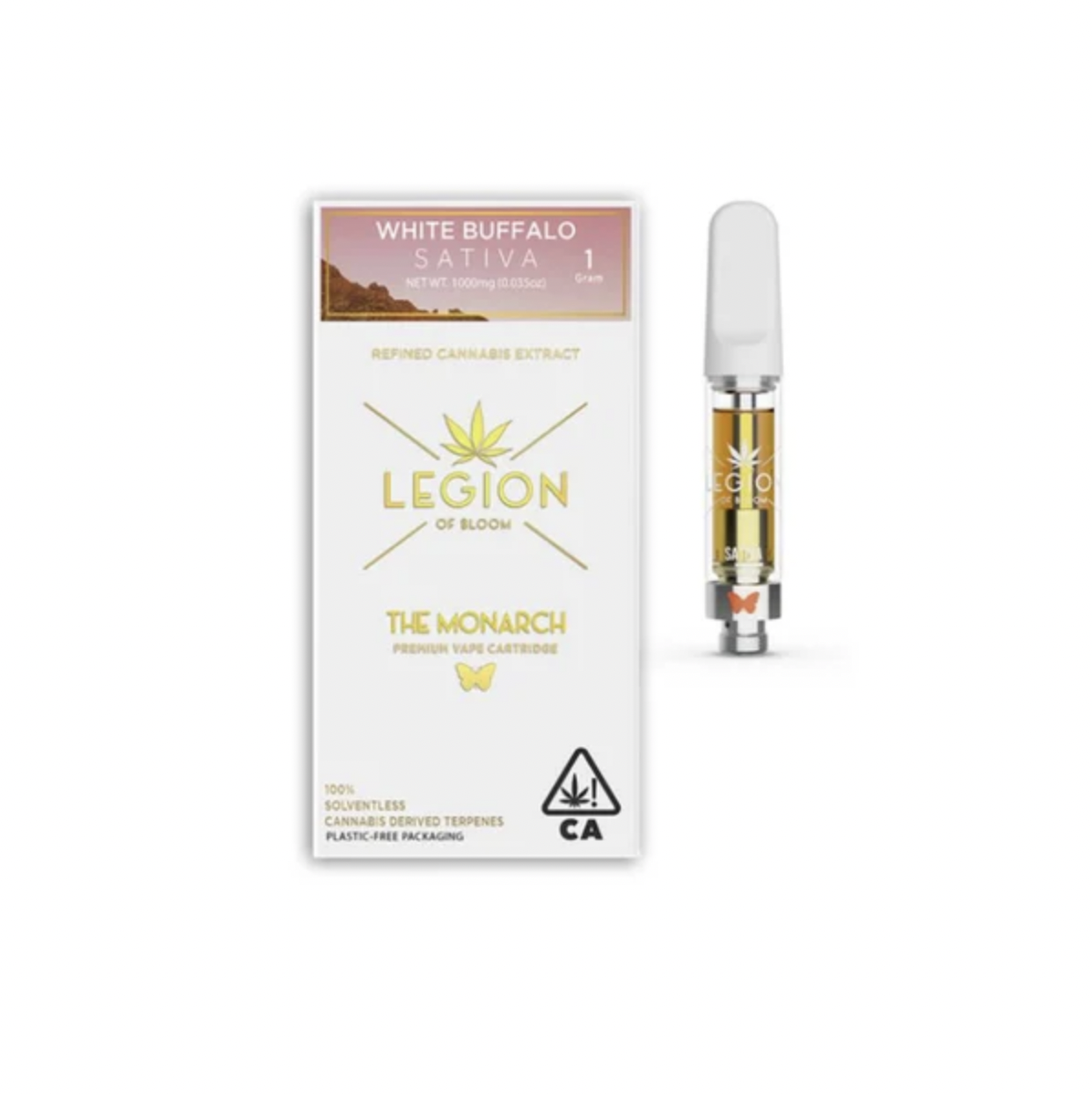 White Buffalo Vape Cartridge