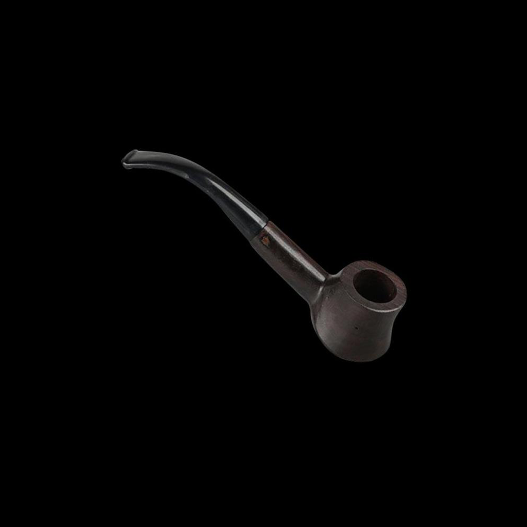 Half Bent Style Wood Sherlock Pipe