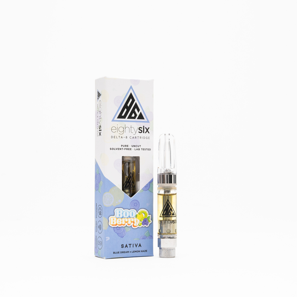 Eighty Six Boo Berry Delta-8 THC Vape Cartridges