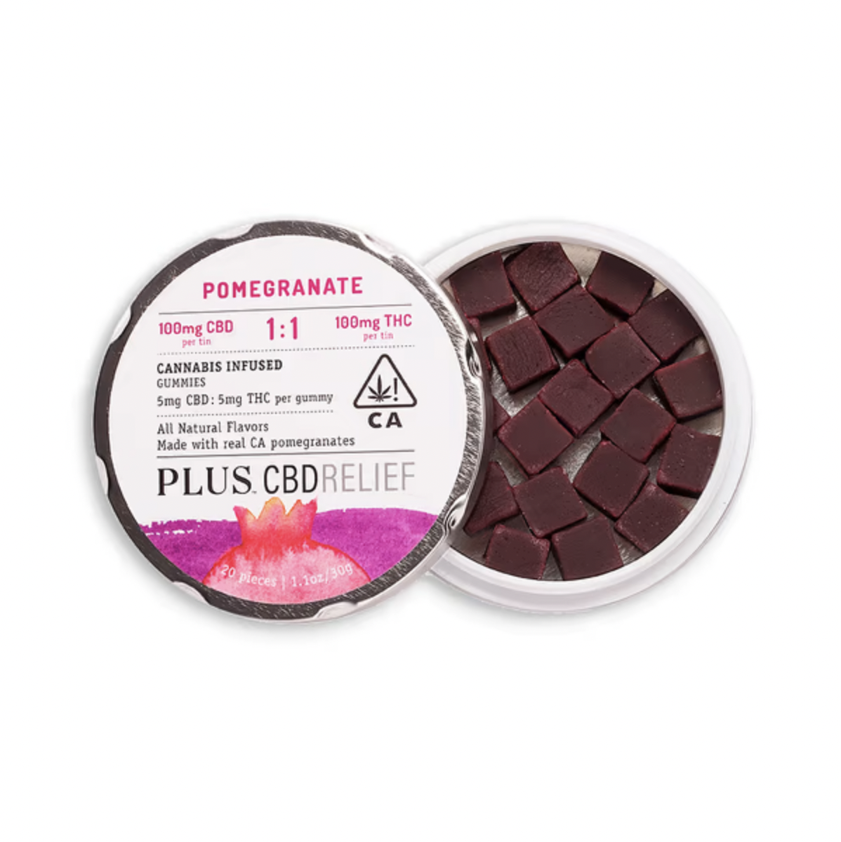 Relief Pomegranate Gummies