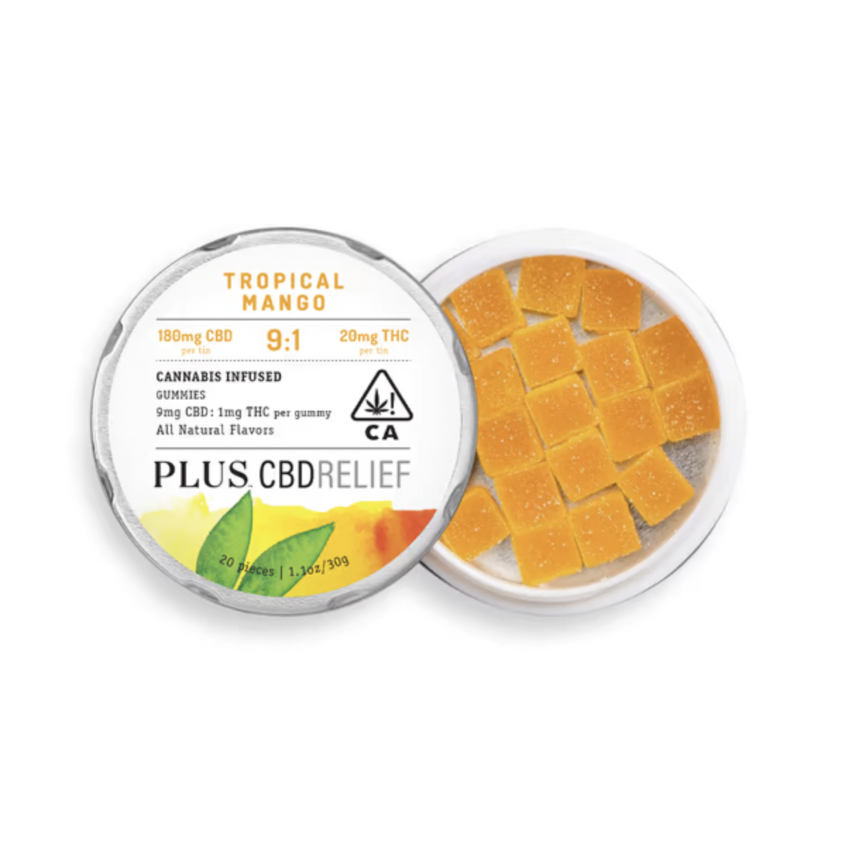 Relief Tropical Mango Gummies