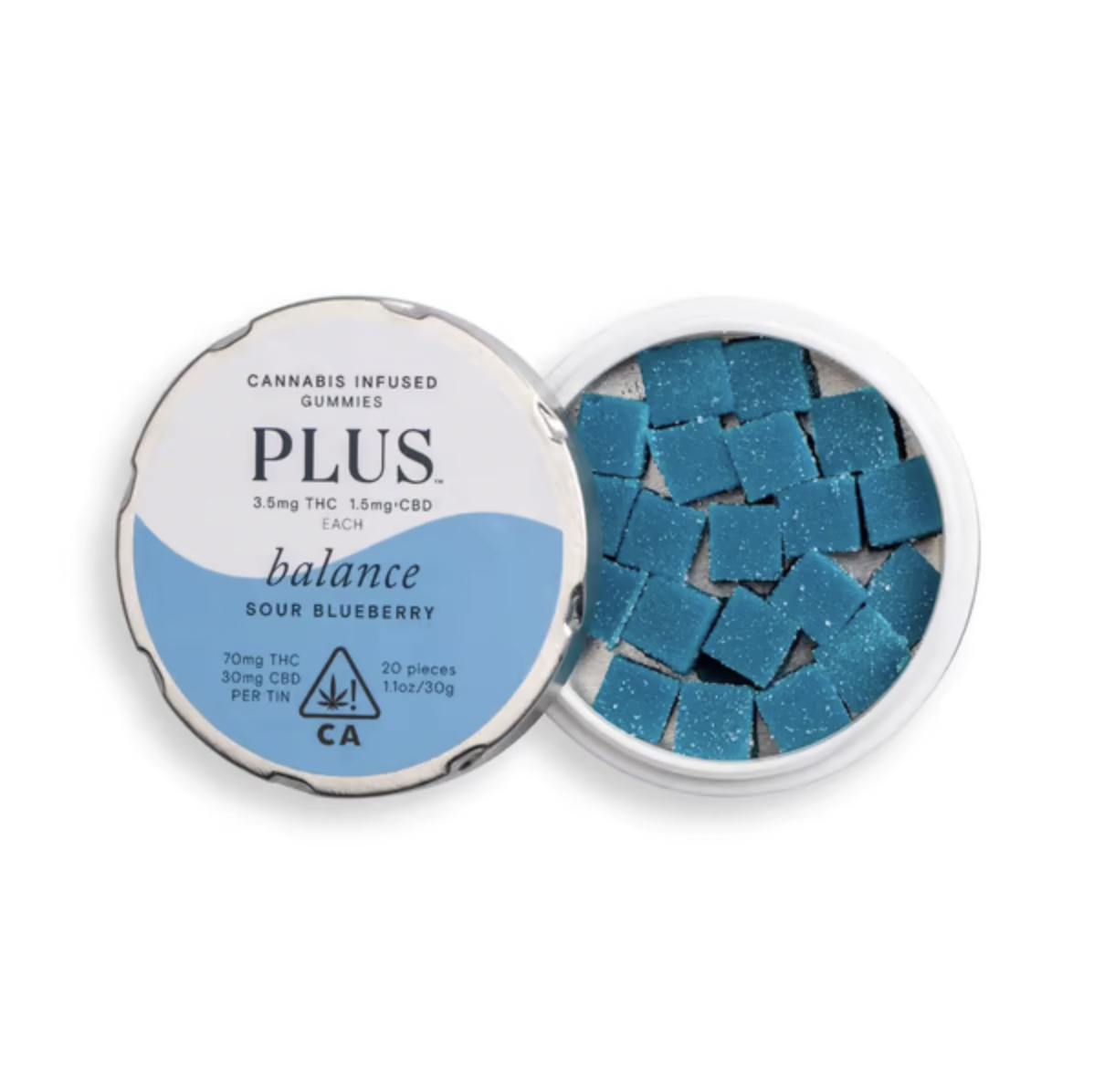 Balance Sour Blueberry Gummies