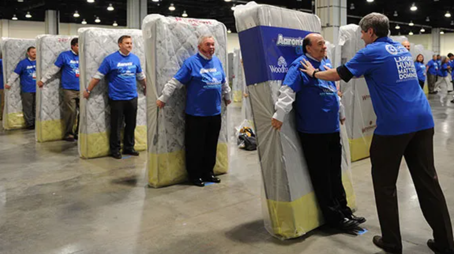 Human Dominoes: One Of The Weirdest Guinness Records To Exist