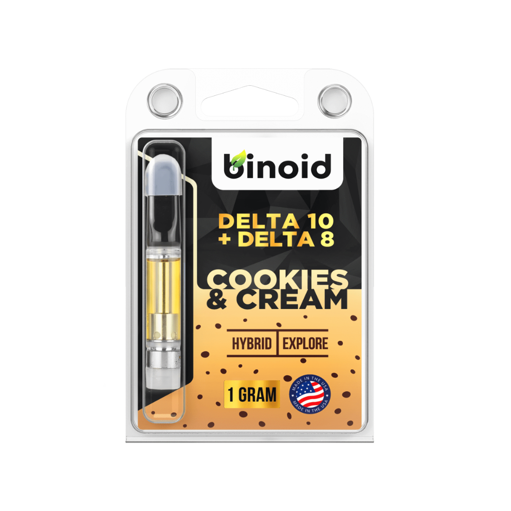 Cookies & Cream Delta 10 Vape Cartridge