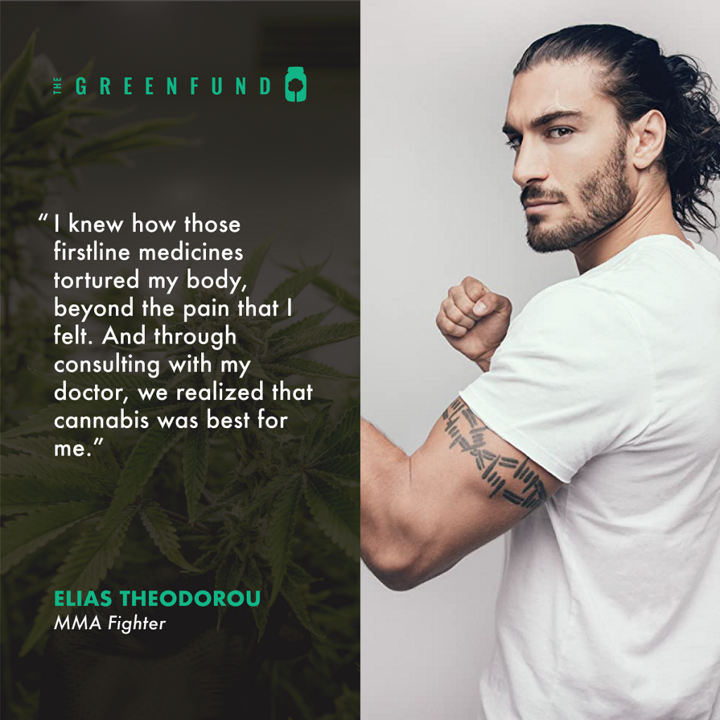 MMA Fighter Elias Theodorou Is The First Professional Athlete To Compete With A Medical Cannabis Exemption