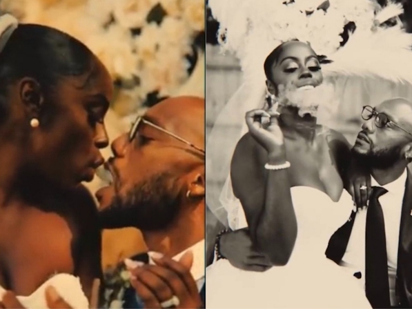 Viral Video Shows Couple Sharing “Wedding Cake” Blunt After Marriage