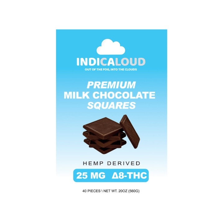 Milk Chocolate Delta 8 THC Squares
