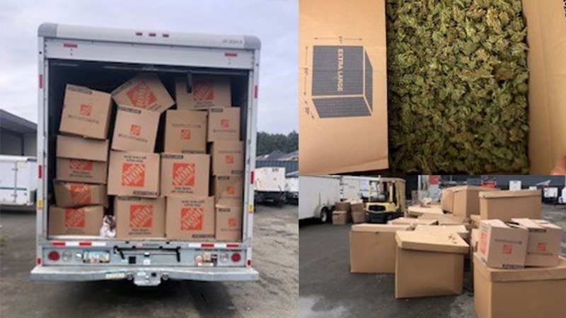 A U-Haul Got Pulled Over With Almost 3,000 Pounds Of Weed