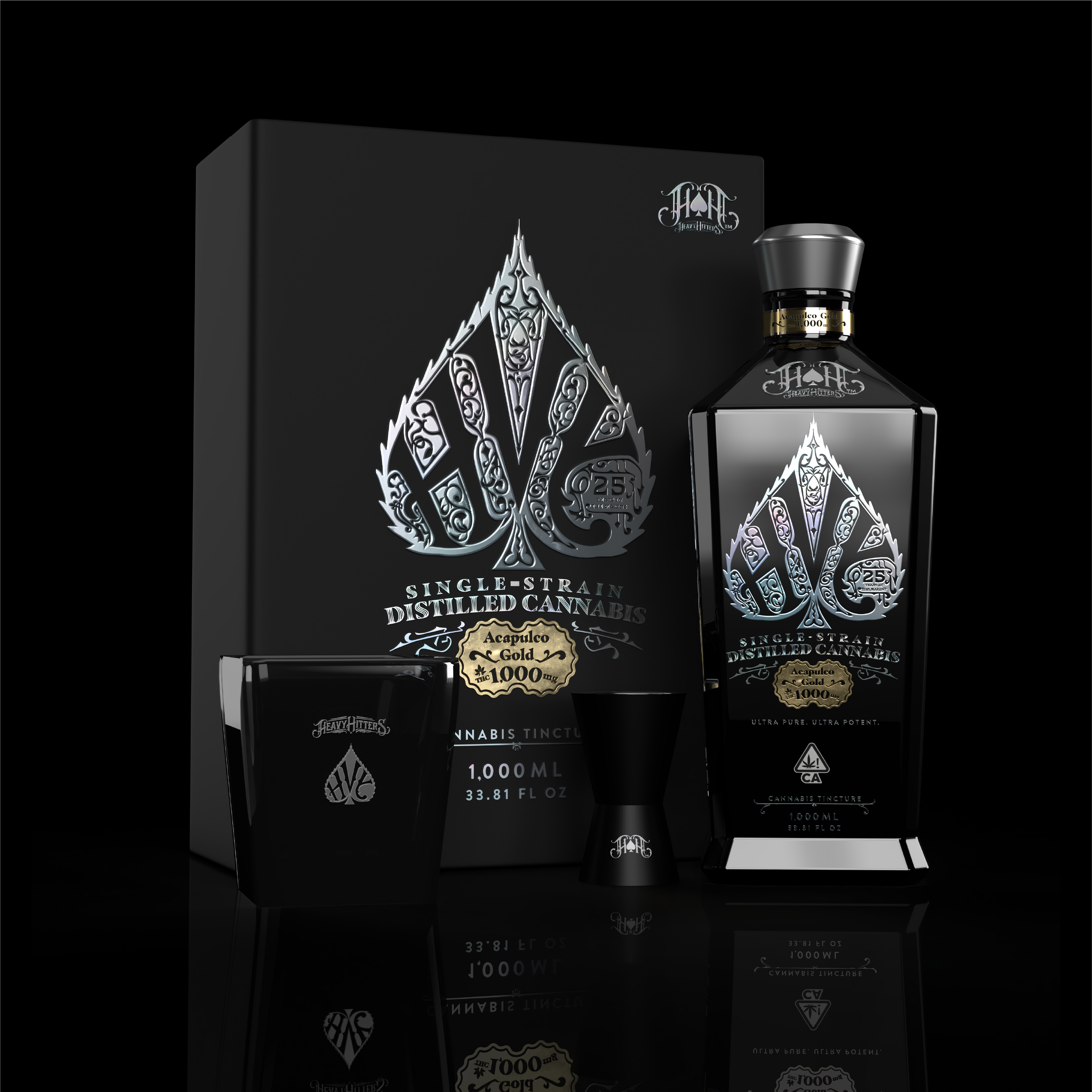 This Company Just Released A Stunning 1-Liter Bottle Of Acapulco Gold Tincture