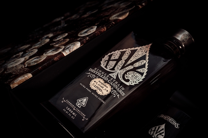 This Company Just Released A Stunning 1-Liter Bottle Of Acapulco Gold Tincture