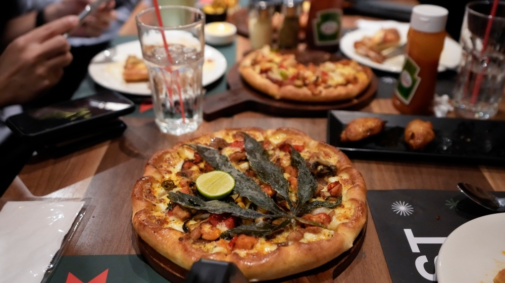 This Thai Pizza Chain Serves Pizza Topped With A Cannabis Leaf