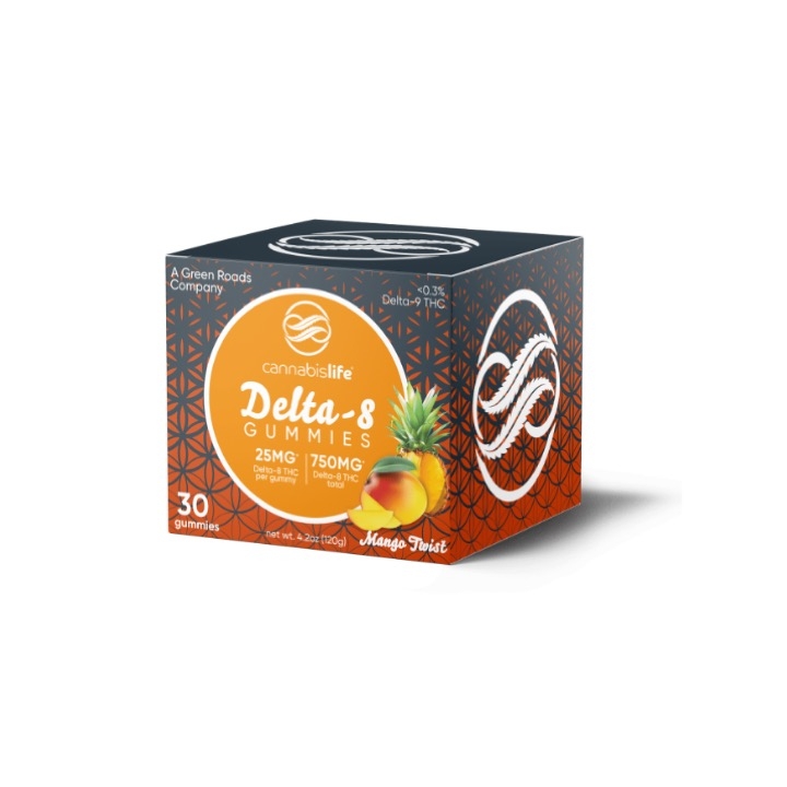 Mango Twist Delta 8 THC Gummies