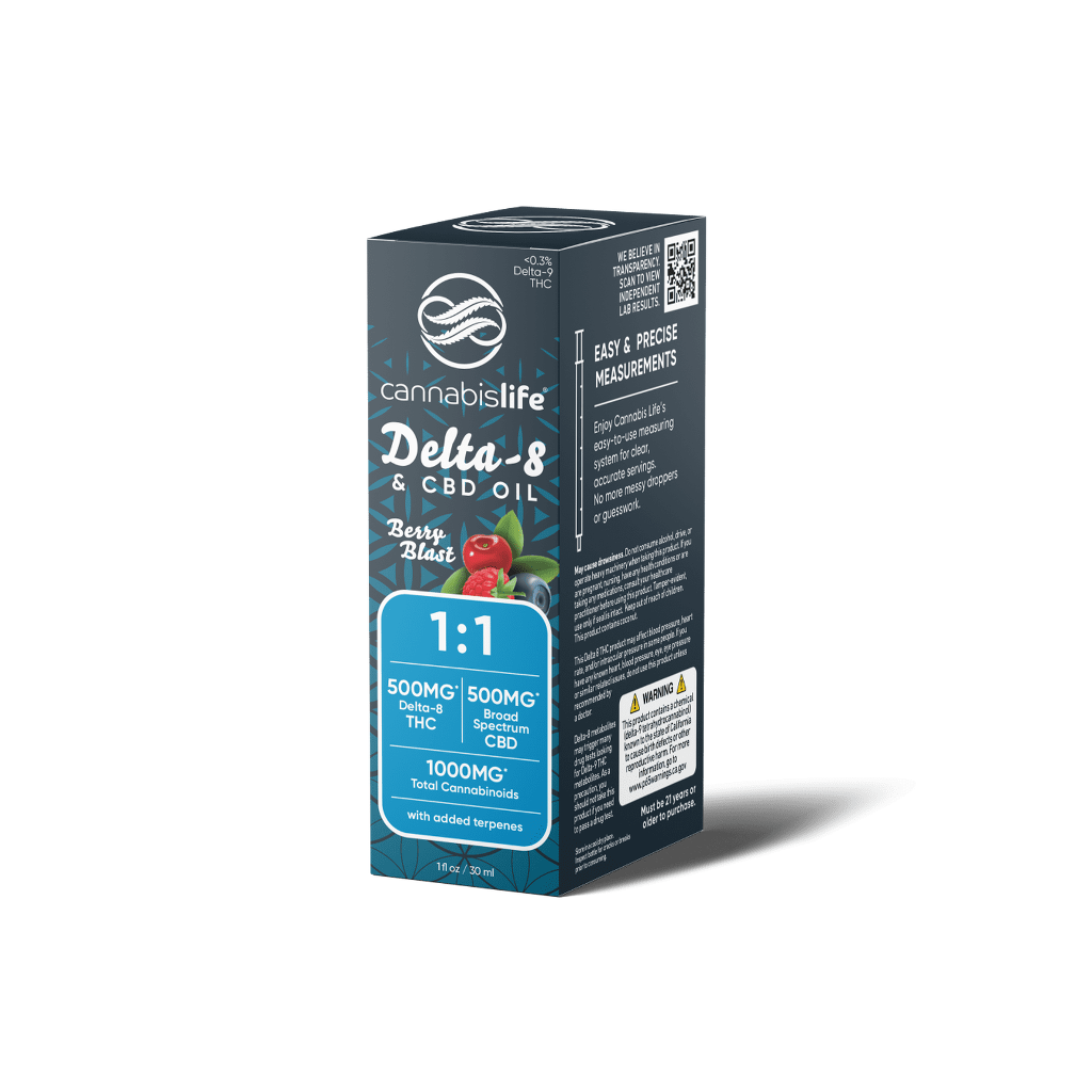 Delta 8 + CBD Oil