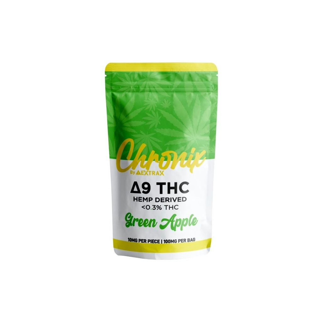 Green Apple Chronix Delta 9 Gummies
