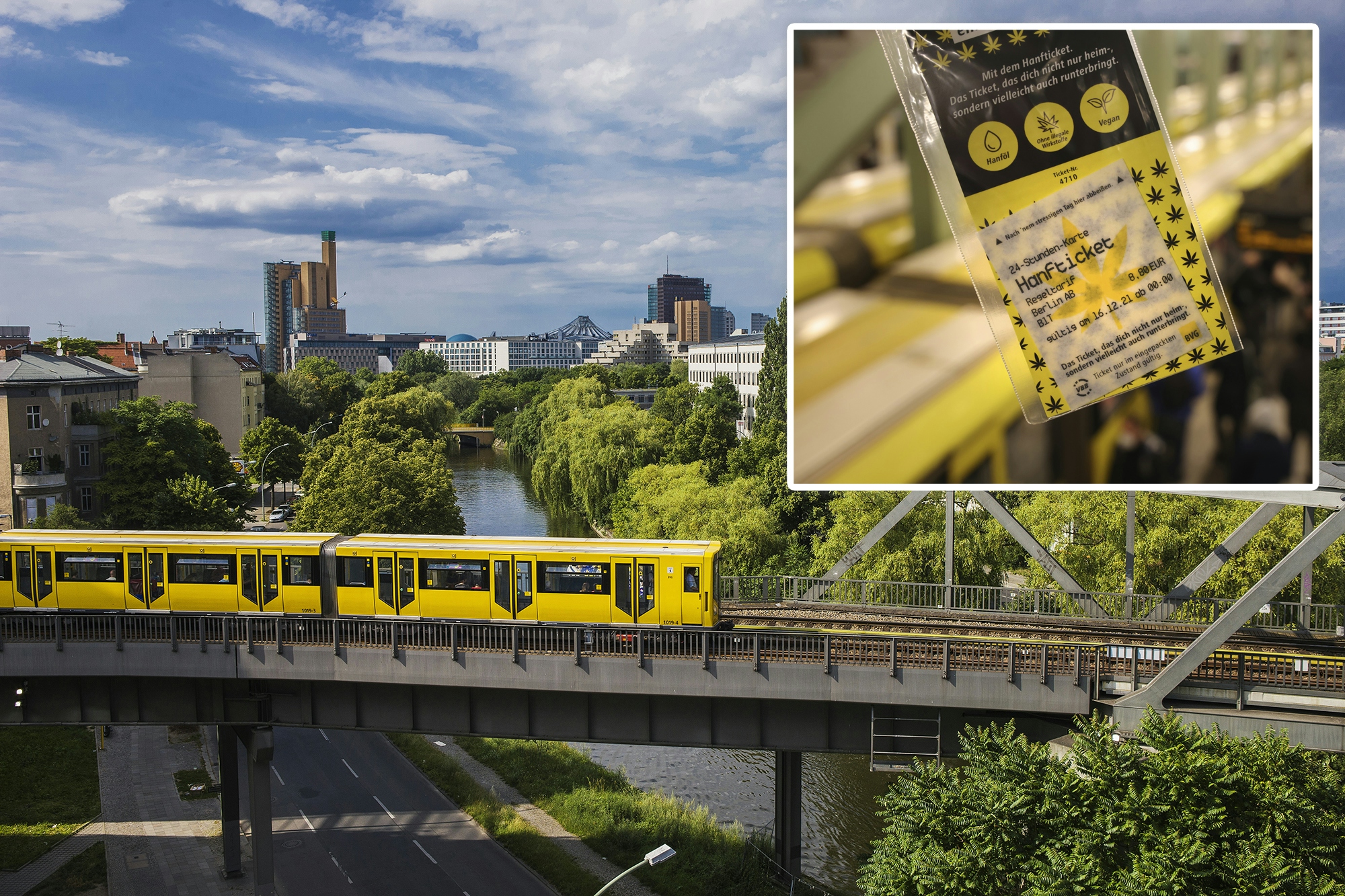 Berlin Stations Offer Edible Train Tickets Laced With Hemp