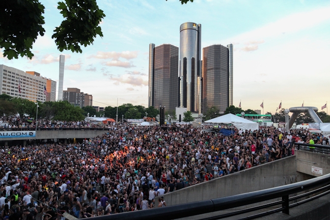 The Best Electronic Music Festival In Detroit To Attend While High