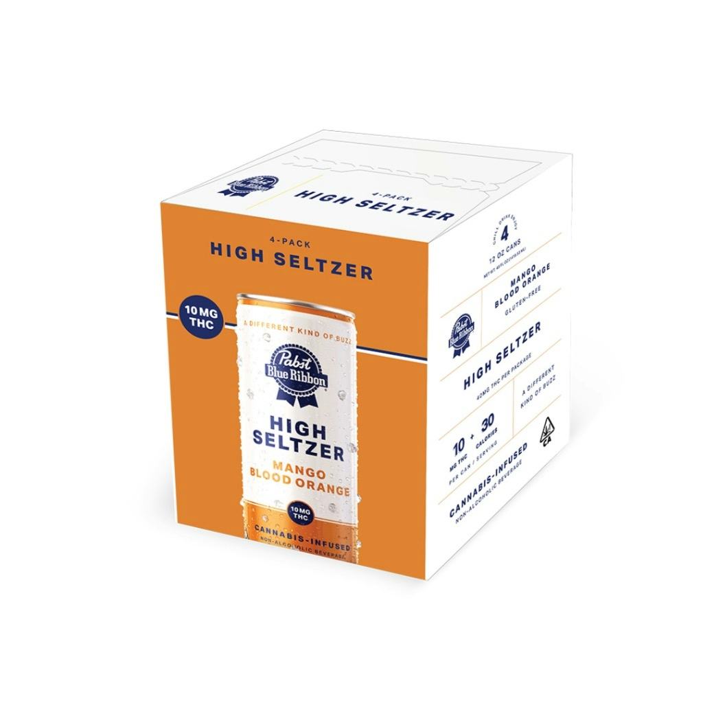 Pabst Mango Blood Orange Seltzer 4-pack
