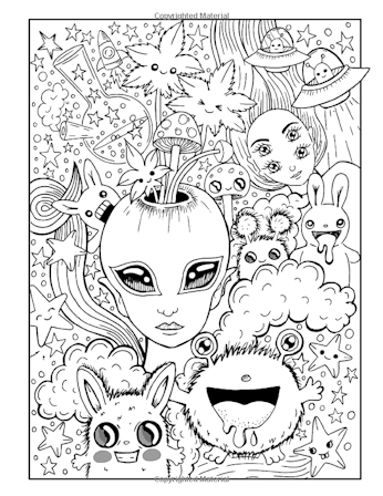 Best Stoner Coloring Books: Free Printable Pages