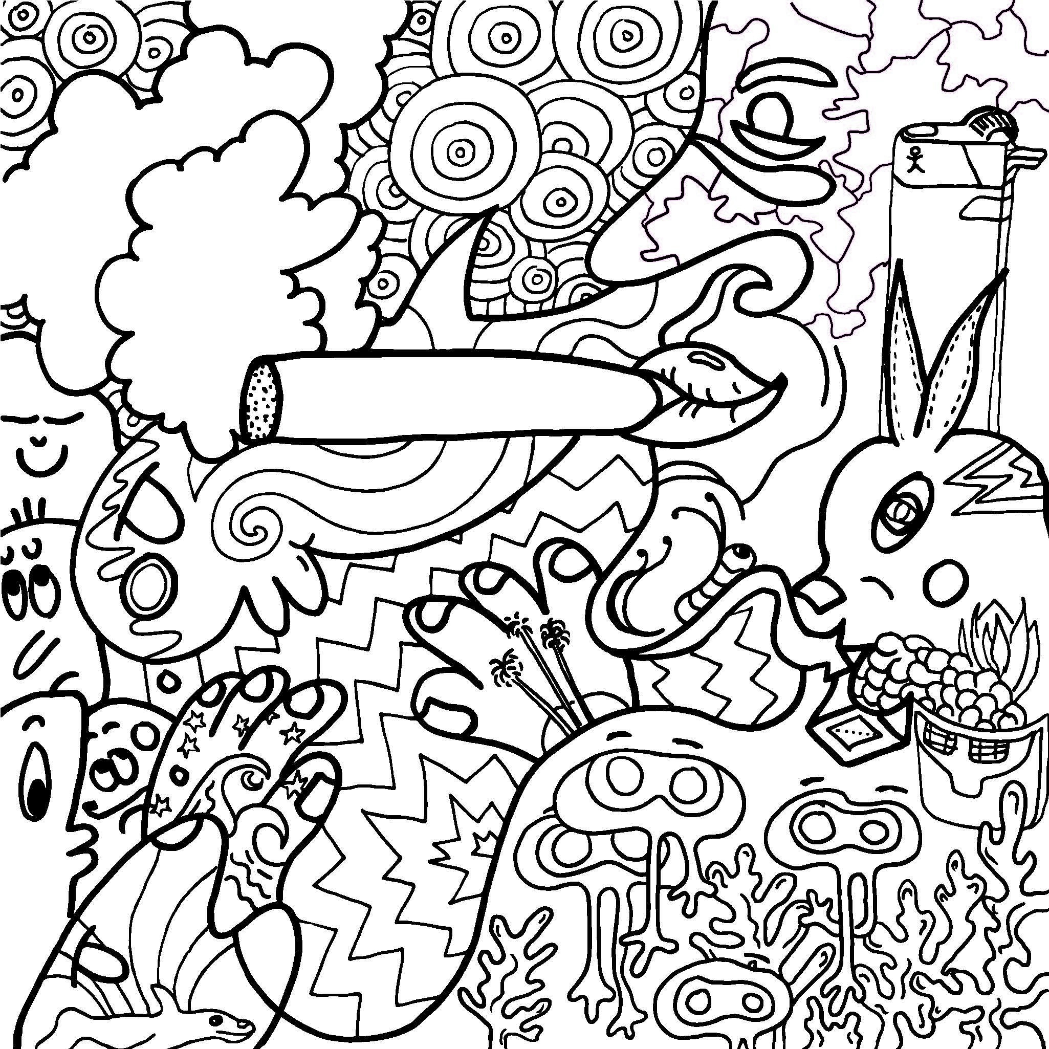 6 marijuana coloring pages you can print for free herb