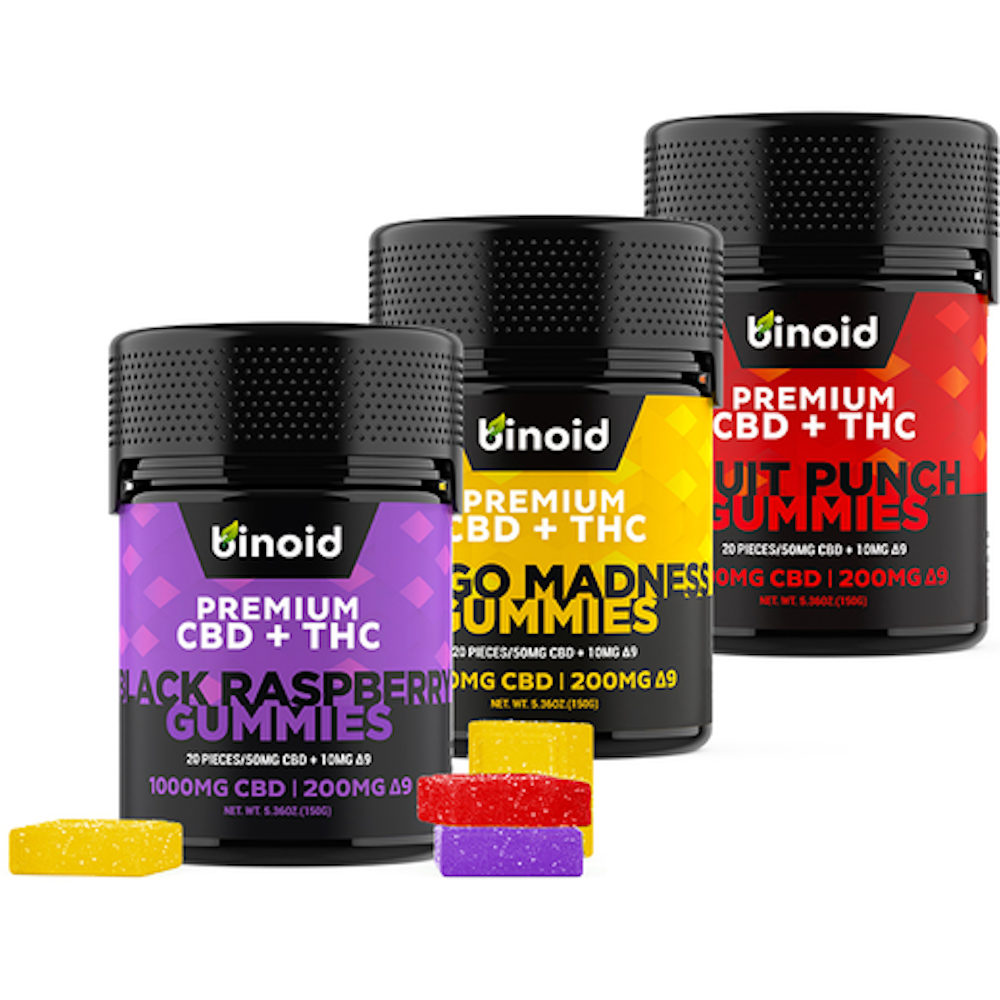 Binoid CBD Delta 9 THC Gummies Bundle