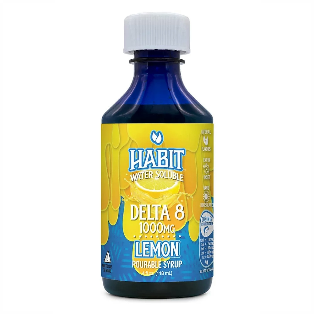 Water Soluble Delta 8 Syrup (Lemon)