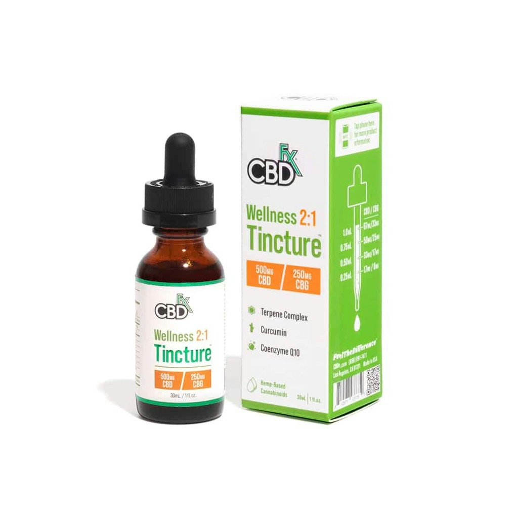 CBD + CBG Oil Wellness Tincture 2:1