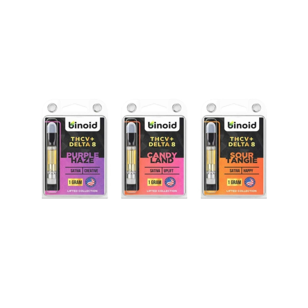 THCV + Delta 8 Vape Cartridges – Bundle (3 – Pack)