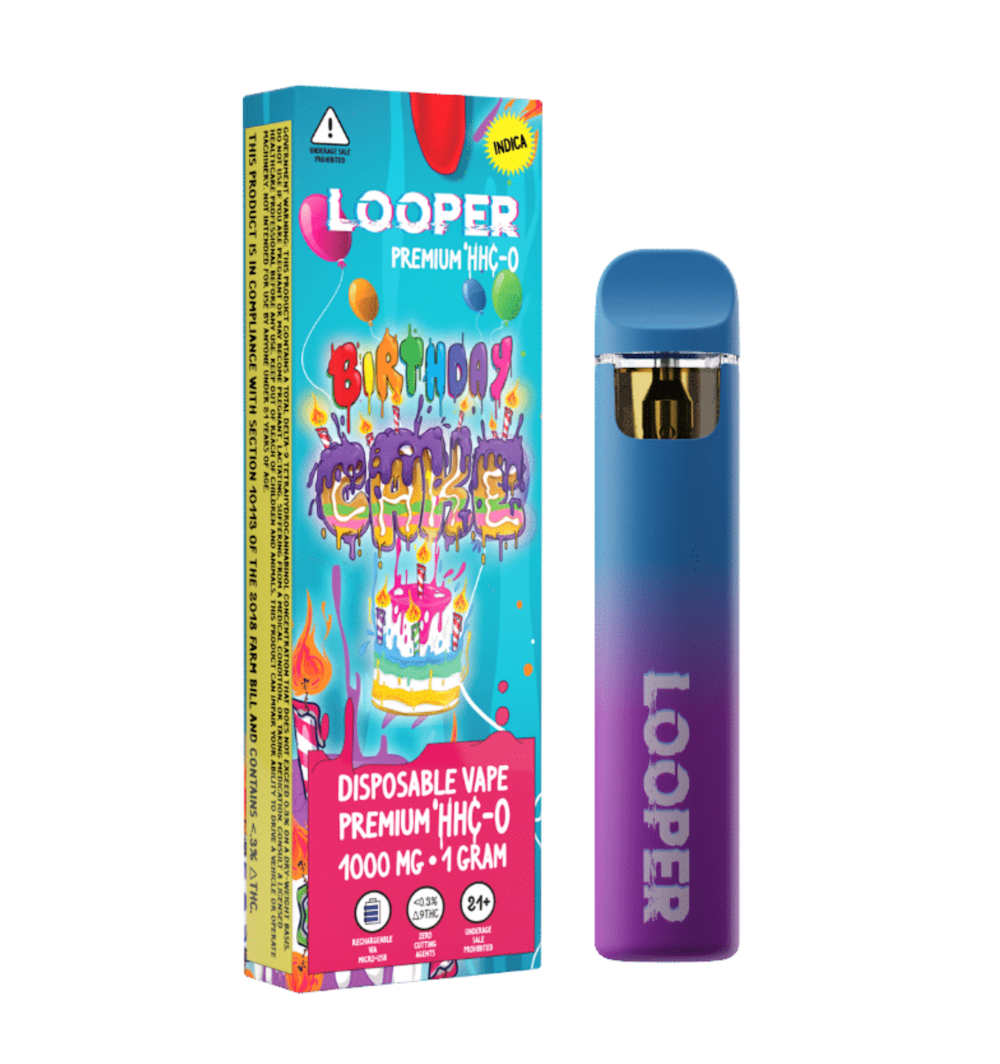 DIMO Looper HHC-O Disposable Vape: Birthday Cake