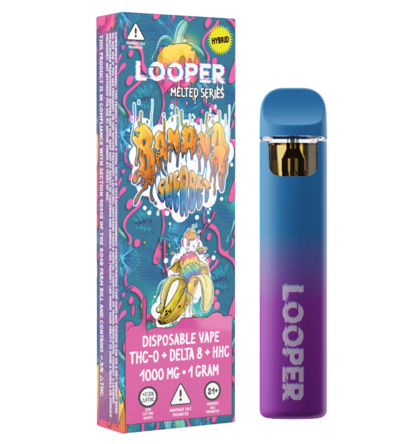 DIMO Looper Melted Series Vape Cartridge: Girl Scout Cookies