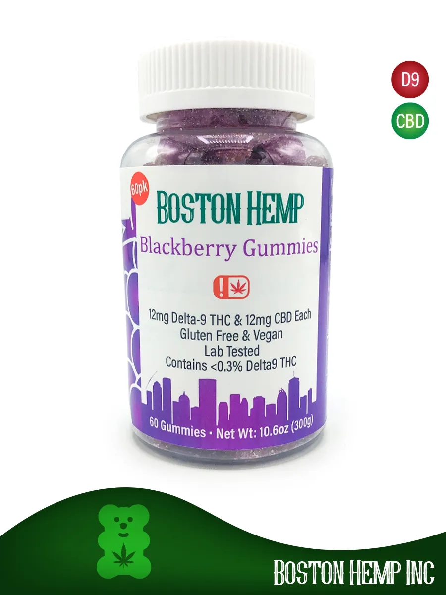 Boston Hemp – Delta-9 THC/CBD 25mg Gummies