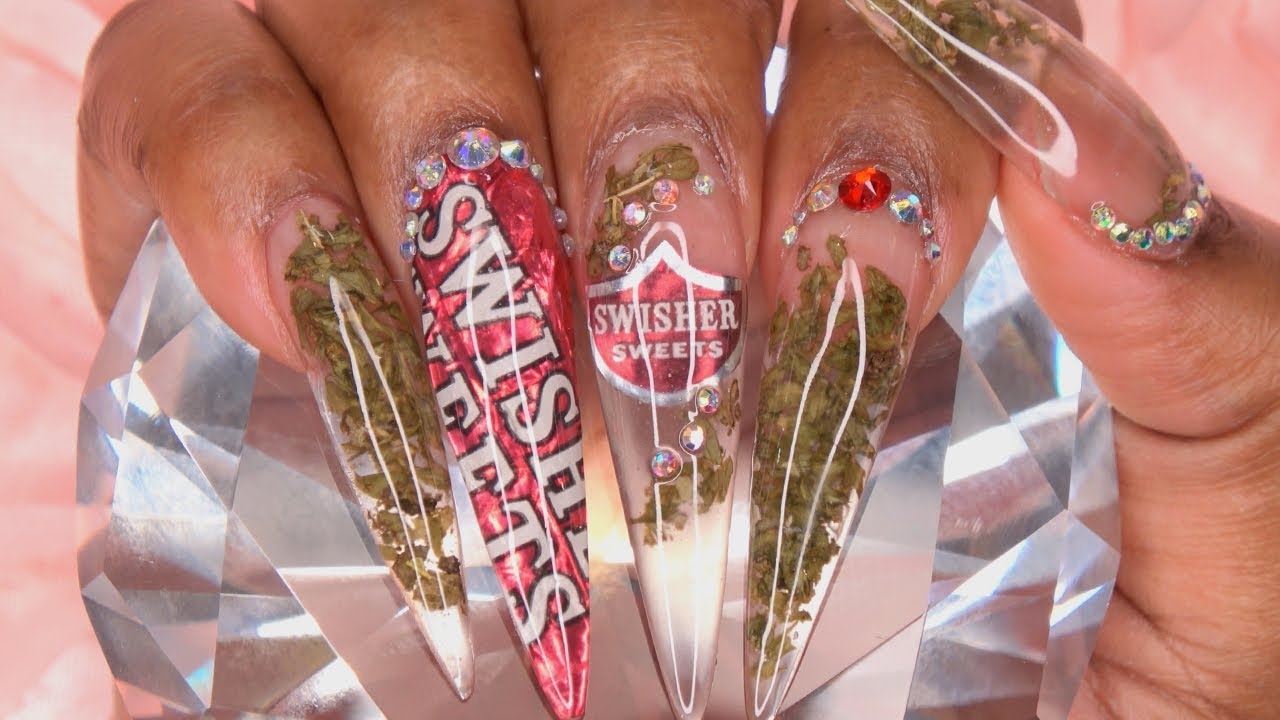 Weed Nail Ideas For Cannabis Lovers