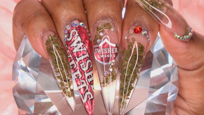 Weed Nail Ideas For Cannabis Lovers