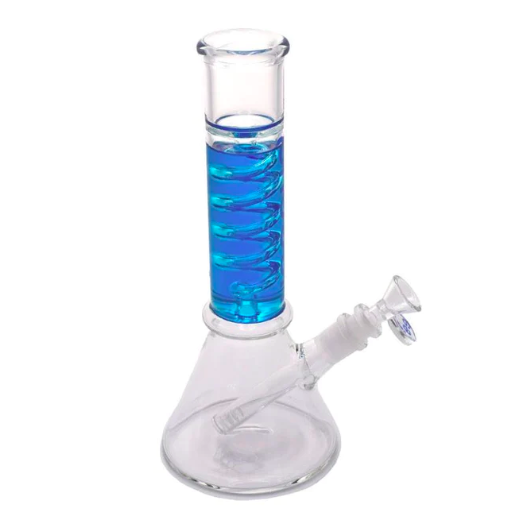 Cheech 11" Spiral Water Bubbler With Glycerin