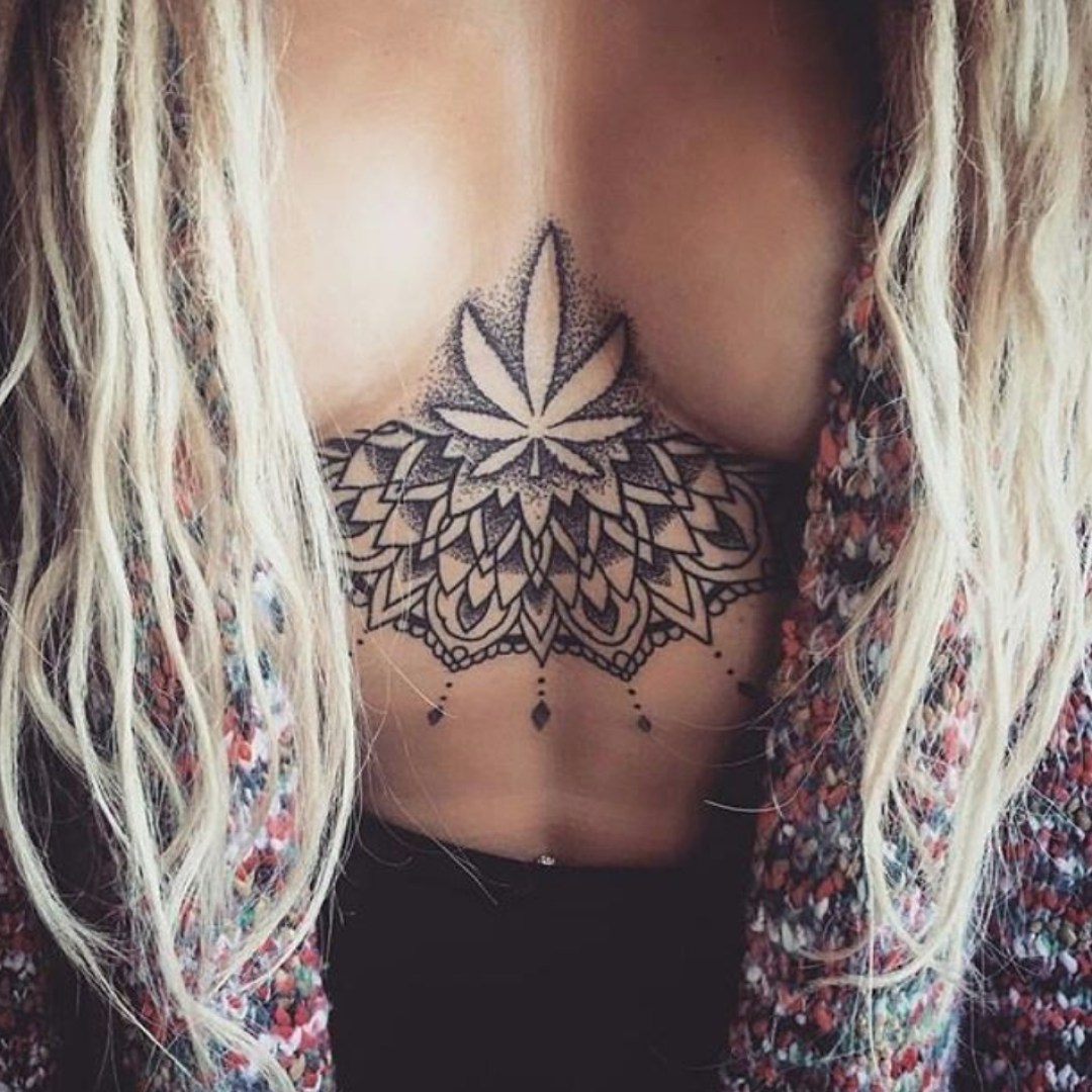 Weed tattoo